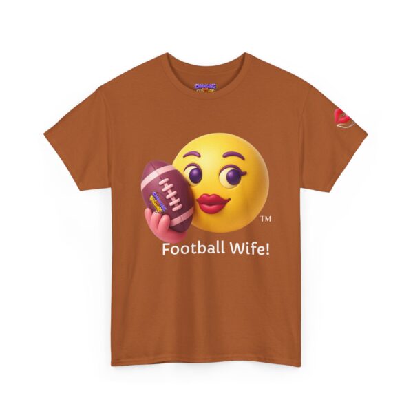 "Football Wife" Emoji Unisex T-Shirt