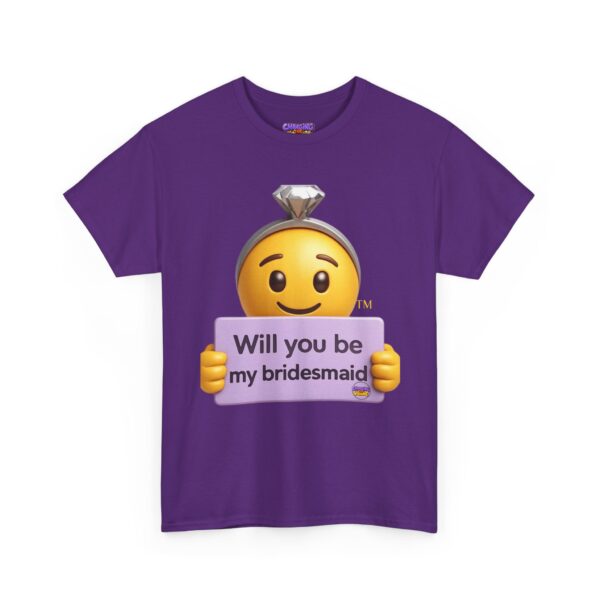 Emoji "Will You Be My Bridesmaid?" Unisex T-Shirt