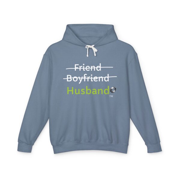"Husband" Unisex Lightweight Hooded Sweatshirt