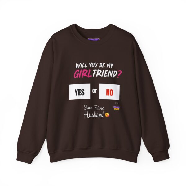 "Will You Be My Girlfriend?" Unisex Heavy Blend™ Crewneck Sweatshirt