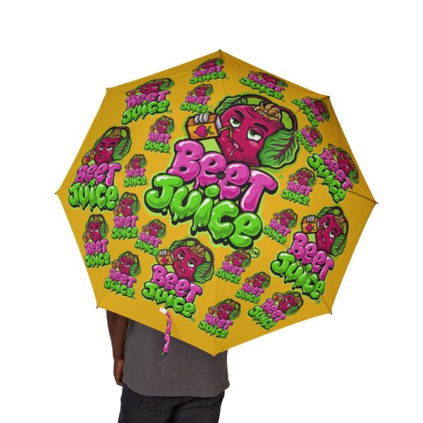 Yellow "Beet Juice" Umbrella