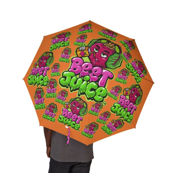 Orange "Beet Juice" Umbrella