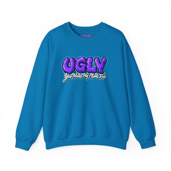 "U.G.L.Y You Make My Plants Die" Unisex Heavy Blend™ Crewneck Sweatshirt