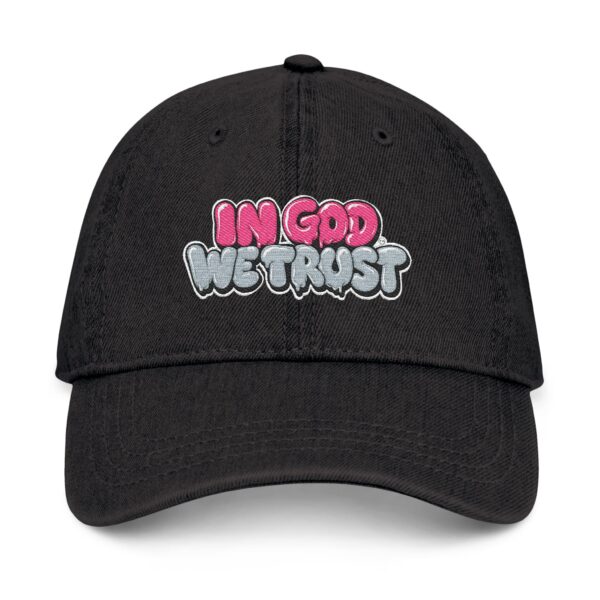 "In God We Trust" Graffiti Logo   Denim" Hat