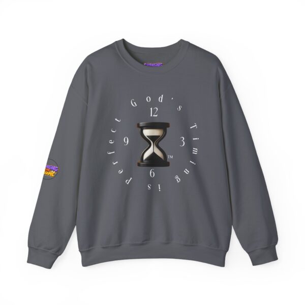 "God's Timing is Perfect" Unisex Heavy Blend™ Crewneck Sweatshirt