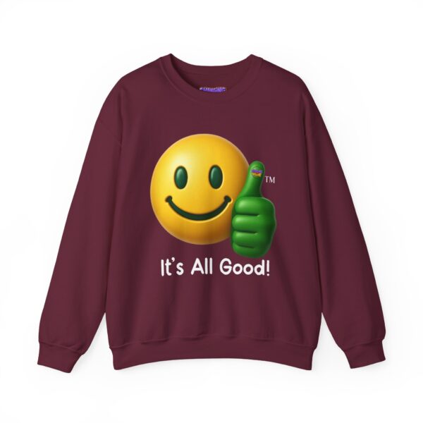 Emoji Green Thumb "It's All Good" Unisex Heavy Blend™ Crewneck Sweatshirt