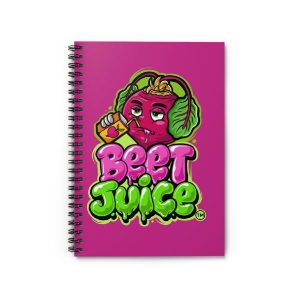 "Beet Juice" Spiral Notebook - Ruled Line