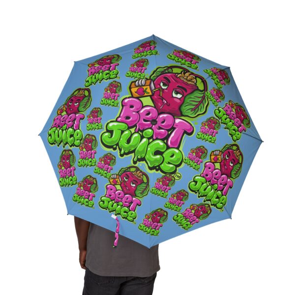 Light Blue "Beet Juice" Umbrella