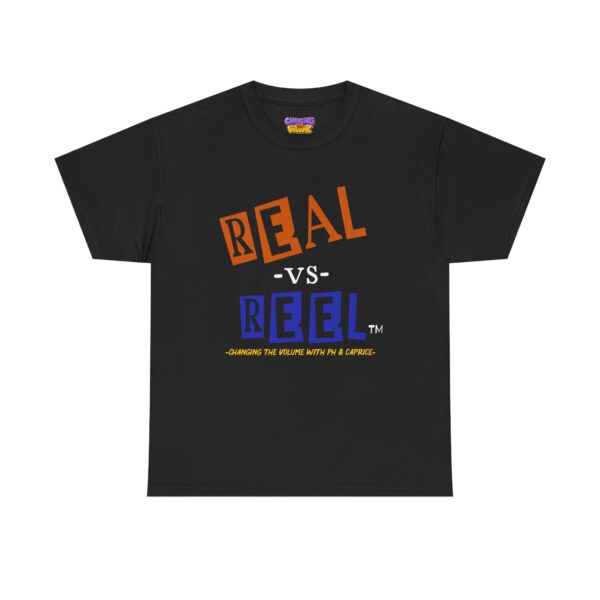 Real -vs- Reel Unisex Heavy Cotton Tee
