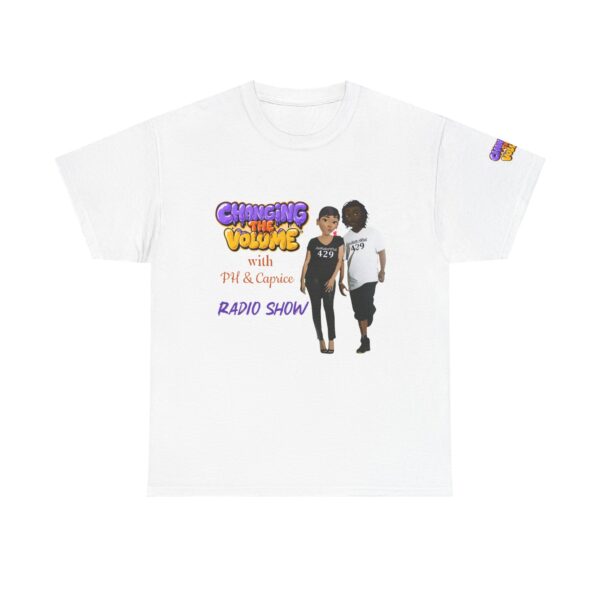 Changing The Volume  Radio Image - Unisex Heavy Cotton Tee