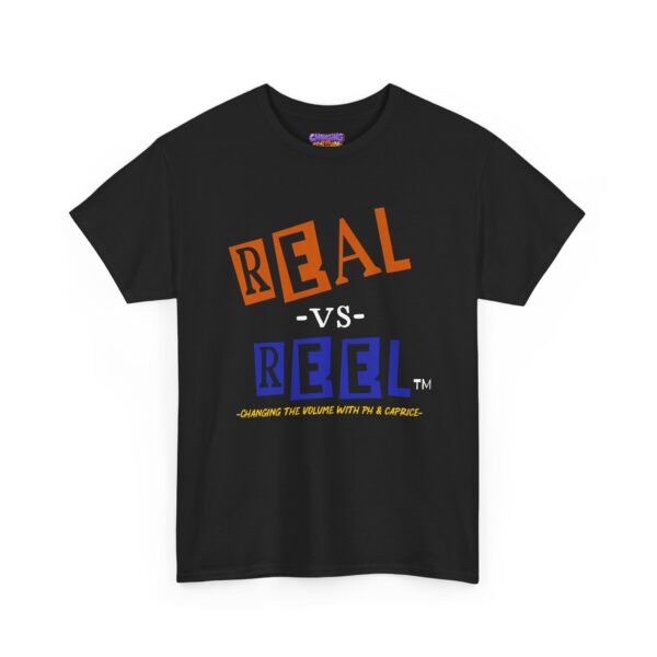 Real -vs- Reel Unisex Heavy Cotton Tee